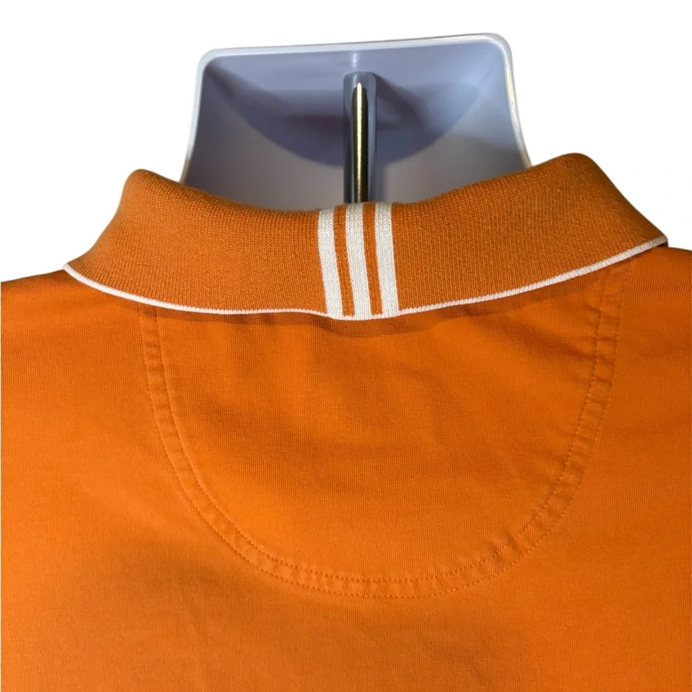 Adidas Climalite Men’s Golf Polo Orange Size L
